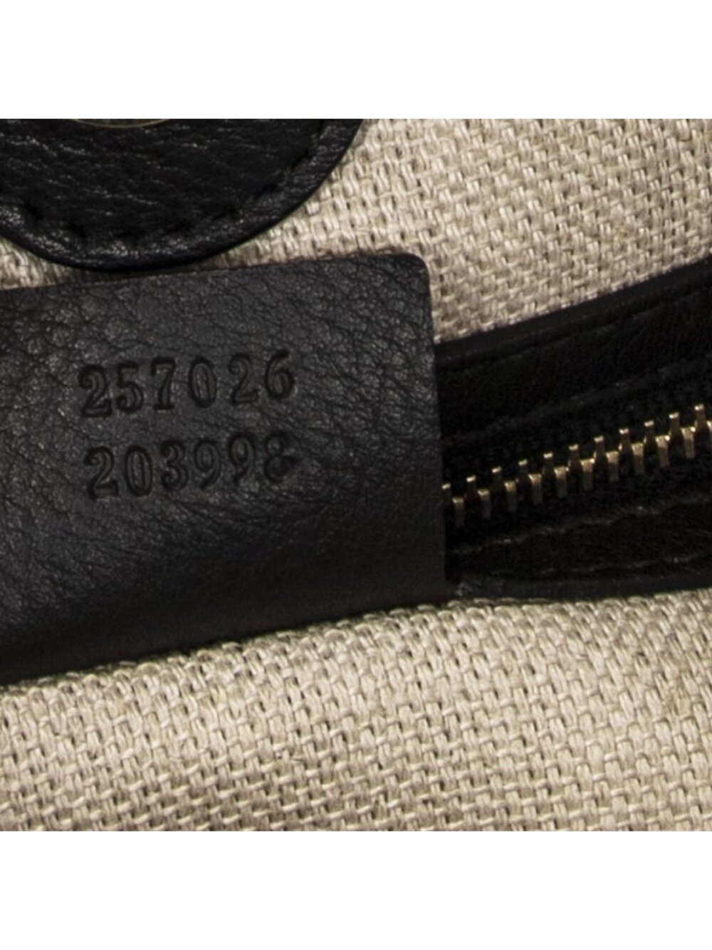 Gucci Marrakech Hobo Black Gray Calfskin Leather - Picture 10 of 10